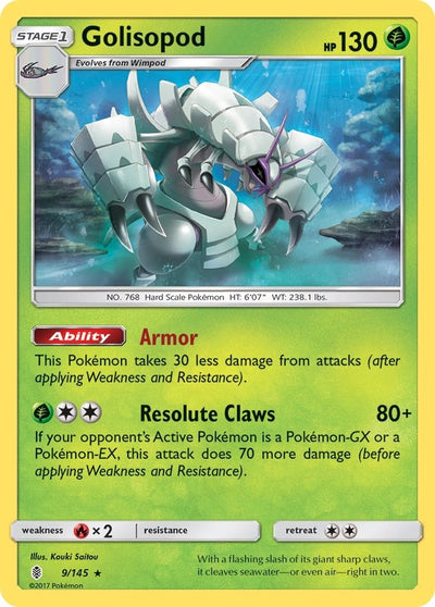 Image for Golisopod (SM - Guardians Rising) (9/145) - Pokemon