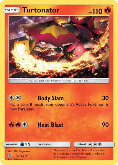 Image for Turtonator (SM - Guardians Rising) (17/145) - Pokemon