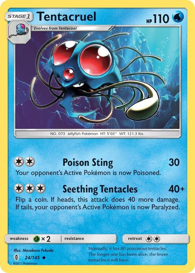 Image for Tentacruel (SM - Guardians Rising) (24/145) - Pokemon