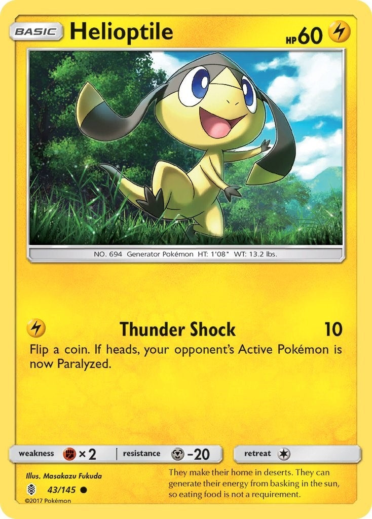 Image for Helioptile (SM - Guardians Rising) (43/145) - Pokemon