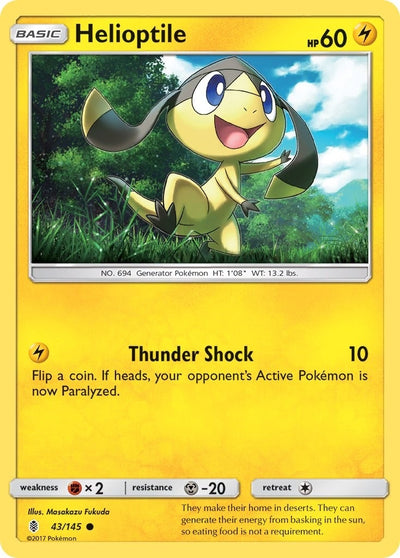 Image for Helioptile (SM - Guardians Rising) (43/145) - Pokemon