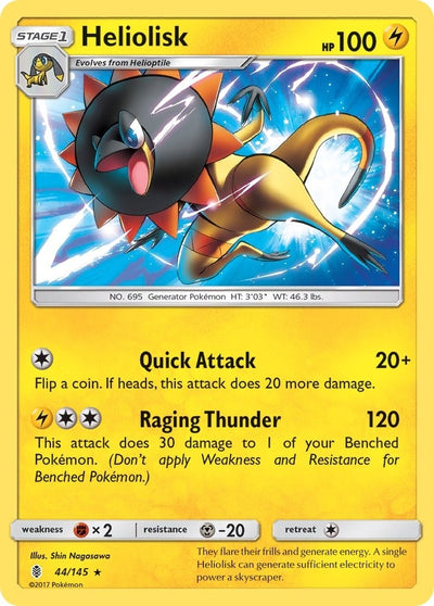 Image for Heliolisk (SM - Guardians Rising) (44/145) - Pokemon