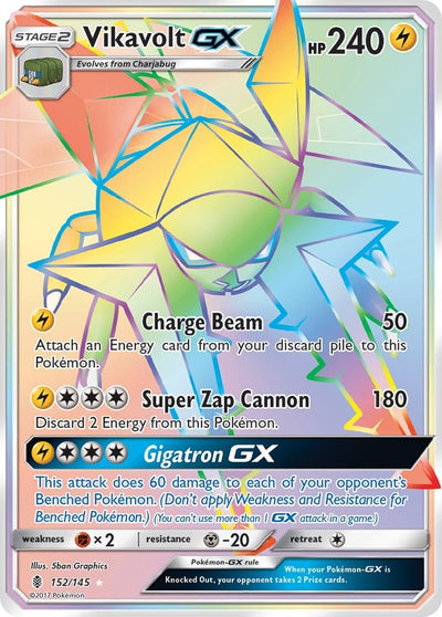 Image for Vikavolt GX (Secret) (SM - Guardians Rising) (152/145) - Pokemon