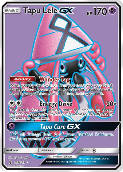Image for Tapu Lele GX (Full Art) (SM - Guardians Rising) (137/145) - Pokemon