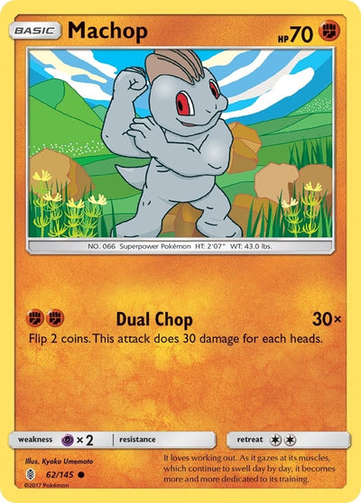 Image for Machop (62) (SM - Guardians Rising) (62/145) - Pokemon