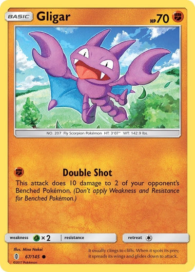 Image for Gligar (SM - Guardians Rising) (67/145) - Pokemon