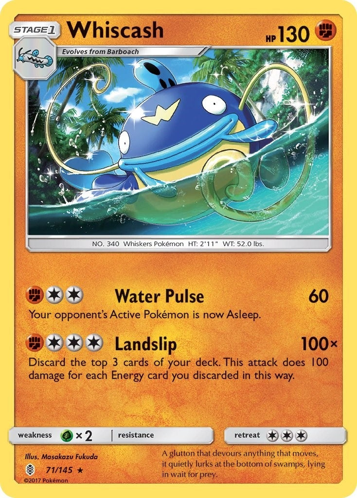 Image for Whiscash (SM - Guardians Rising) (71/145) - Pokemon
