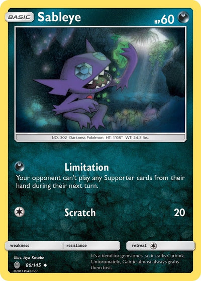 Image for Sableye (SM - Guardians Rising) (80/145) - Pokemon