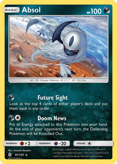 Image for Absol (SM - Guardians Rising) (81/145) - Pokemon