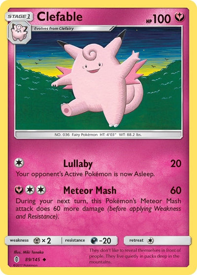 Image for Clefable (SM - Guardians Rising) (89/145) - Pokemon