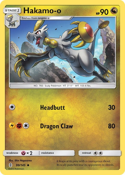 Image for Hakamo-o (SM - Guardians Rising) (99/145) - Pokemon