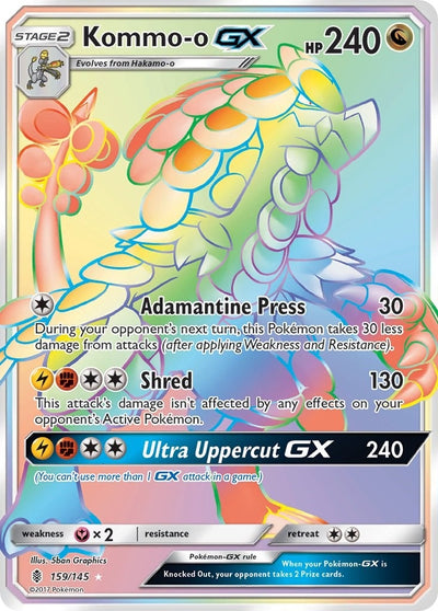Image for Kommo-o GX (Secret) (SM - Guardians Rising) (159/145) - Pokemon
