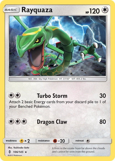 Image for Rayquaza (SM - Guardians Rising) (106/145) - Pokemon