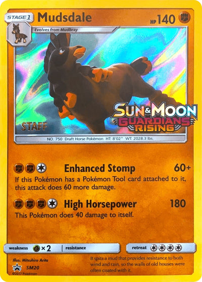 Image for Mudsdale - SM20 (Prerelease) [Staff] (SM Promos) (SM20) - Pokemon