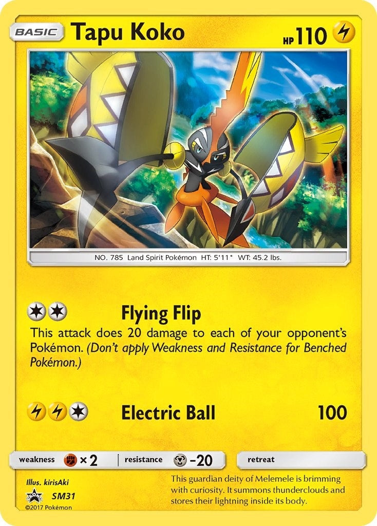 Image for Tapu Koko - SM31 (SM Promos) (SM31) - Pokemon