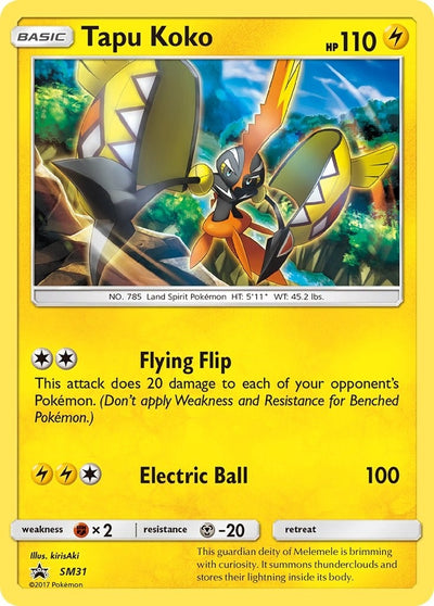 Image for Tapu Koko - SM31 (SM Promos) (SM31) - Pokemon