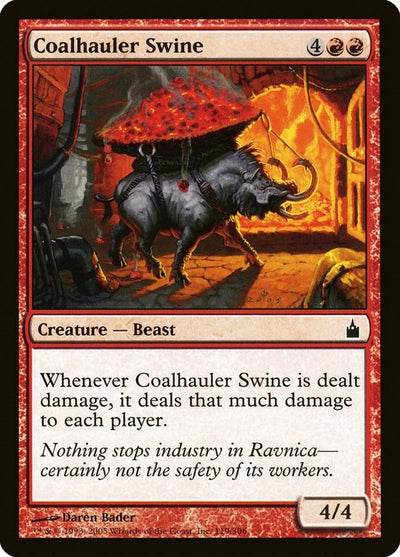 Image for Coalhauler Swine (Ravnica: City of Guilds) (119) - Magic: The Gathering