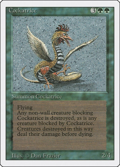 Image for Cockatrice (Revised Edition) - Magic: The Gathering