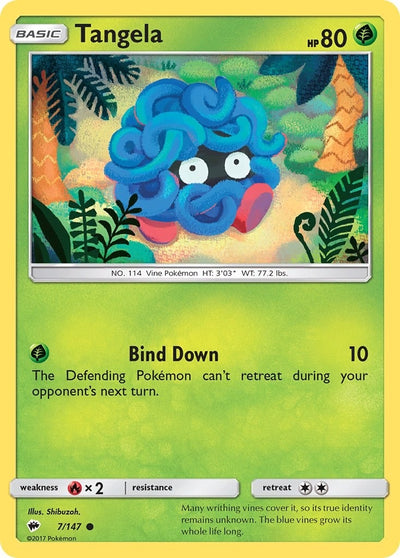 Image for Tangela (SM - Burning Shadows) (7/147) - Pokemon