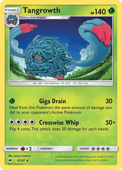 Image for Tangrowth (SM - Burning Shadows) (8/147) - Pokemon