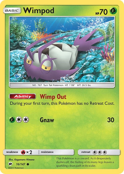 Image for Wimpod (SM - Burning Shadows) (16/147) - Pokemon