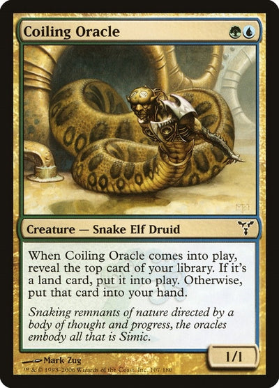 Image for Coiling Oracle (Dissension) (107) - Magic: The Gathering
