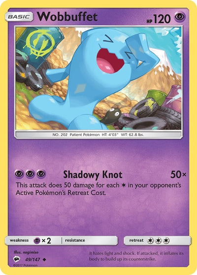 Image for Wobbuffet (SM - Burning Shadows) (49/147) - Pokemon