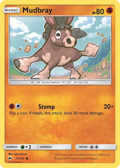 Image for Mudbray (SM - Burning Shadows) (77/147) - Pokemon