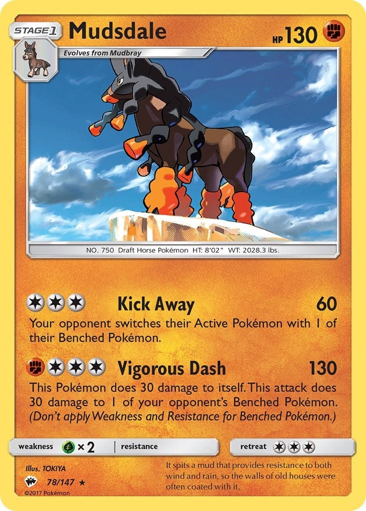 Image for Mudsdale (SM - Burning Shadows) (78/147) - Pokemon