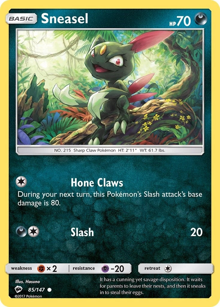 Image for Sneasel (SM - Burning Shadows) (85/147) - Pokemon