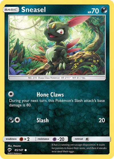 Image for Sneasel (SM - Burning Shadows) (85/147) - Pokemon