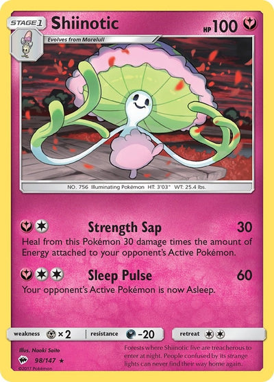 Image for Shiinotic (SM - Burning Shadows) (98/147) - Pokemon