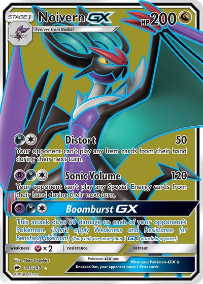 Image for Noivern GX (Full Art) (SM - Burning Shadows) (141/147) - Pokemon