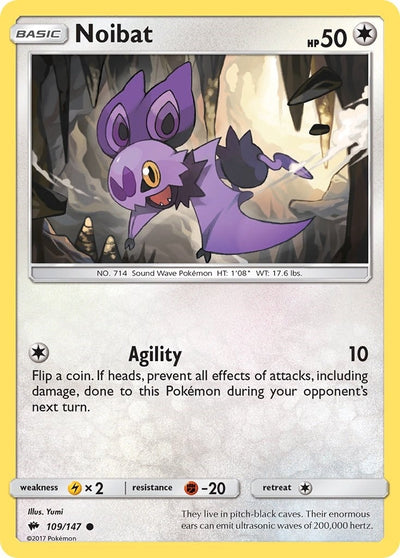 Image for Noibat (SM - Burning Shadows) (109/147) - Pokemon