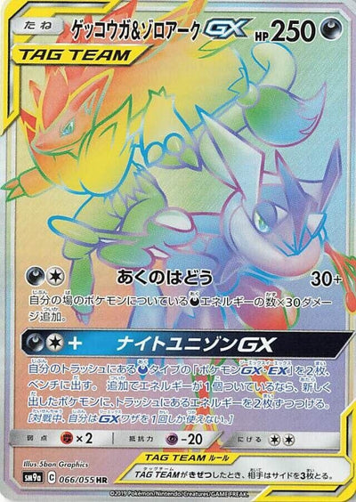 Greninja & Zoroark GX (SM9a: Night Unison) (066/055)