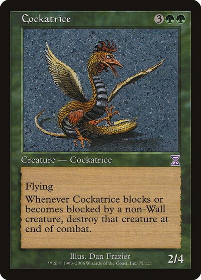 Image for Cockatrice (Timeshifted) (75) - Magic: The Gathering