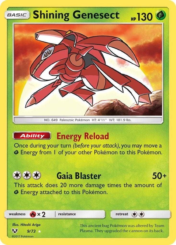 Image for Shining Genesect (Shining Legends) (9/73) - Pokemon
