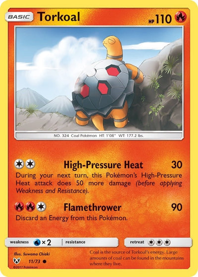 Image for Torkoal (Shining Legends) (11/73) - Pokemon