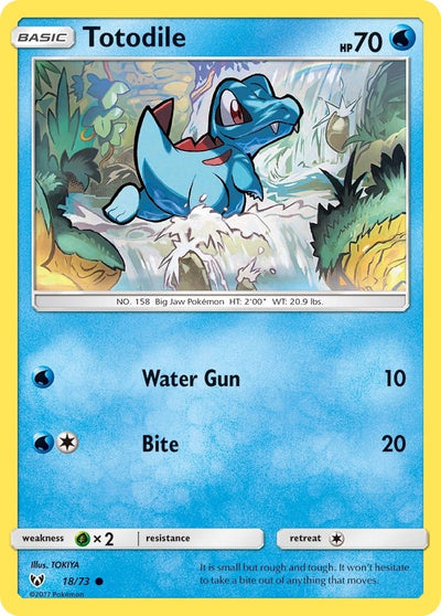 Image for Totodile (Shining Legends) (18/73) - Pokemon