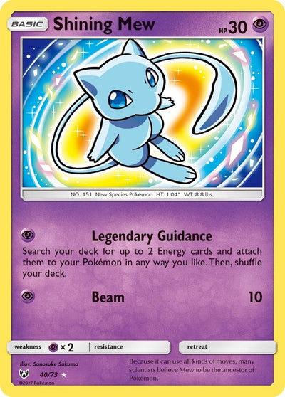 Image for Shining Mew (Shining Legends) (40/73) - Pokemon