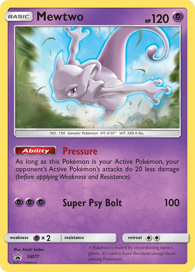 Image for Mewtwo - SM77 (SM Promos) (SM77) - Pokemon