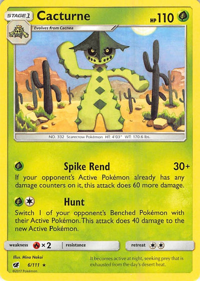 Image for Cacturne (SM - Crimson Invasion) (6/111) - Pokemon