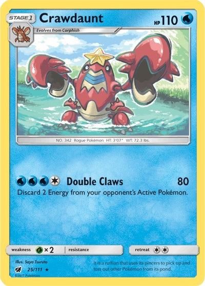 Image for Crawdaunt (SM - Crimson Invasion) (25/111) - Pokemon