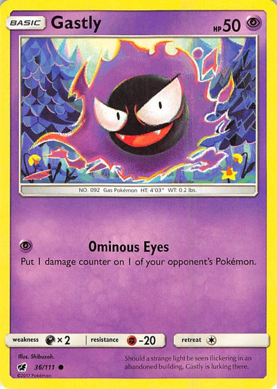 Image for Gastly (SM - Crimson Invasion) (36/111) - Pokemon