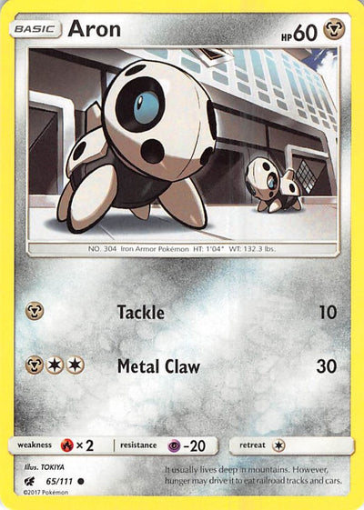 Image for Aron (SM - Crimson Invasion) (65/111) - Pokemon
