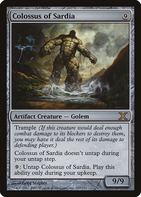 Image for Colossus of Sardia (10th Edition) (317) - Magic: The Gathering