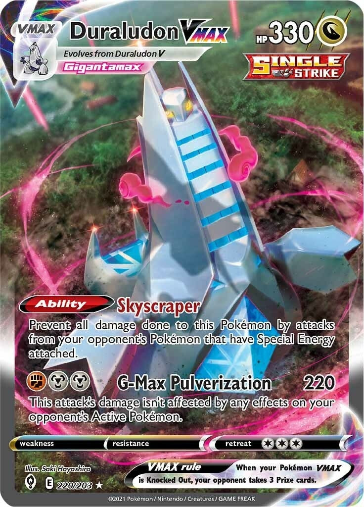 Duraludon VMAX (Alternate Art Secret) (SWSH07: Evolving Skies) (220/203)
