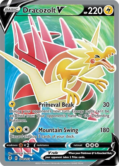 Dracozolt V (Full Art) (SWSH07: Evolving Skies) (178/203) 
