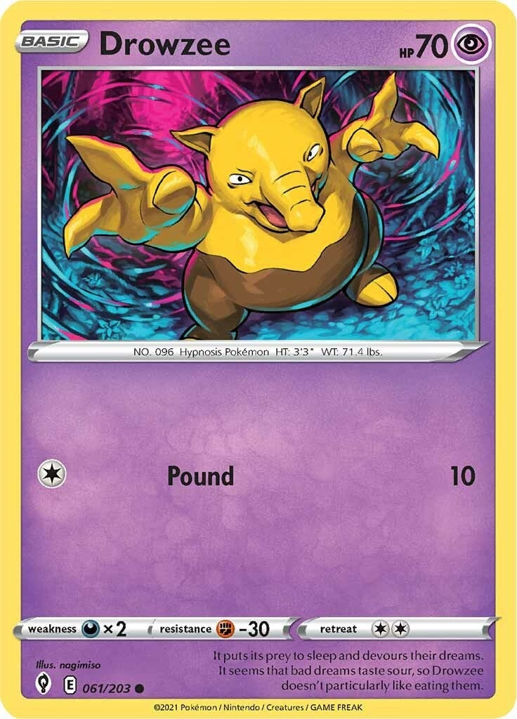 Drowzee (SWSH07: Evolving Skies) (061/203)