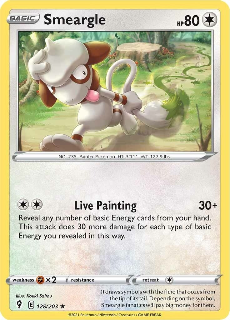 Smeargle (SWSH07: Evolving Skies) (128/203)